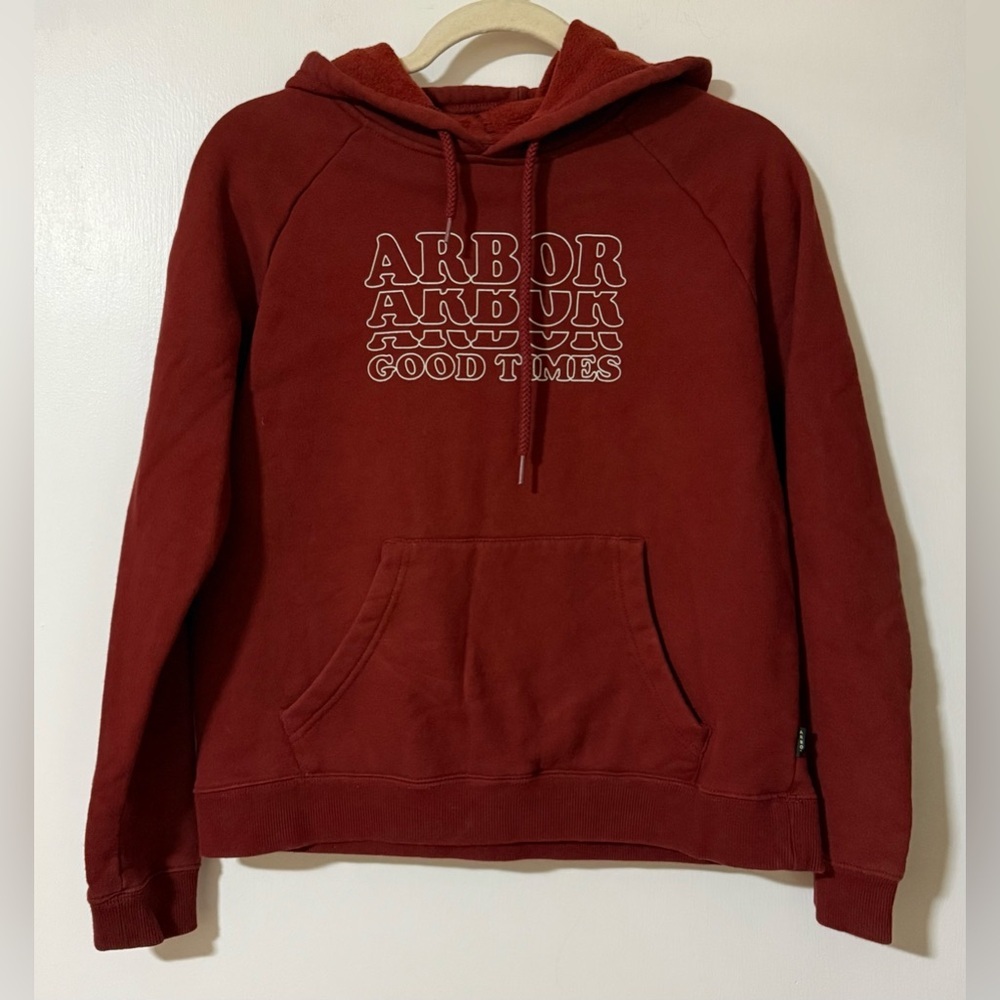 Arbor Men's Burgundy Hoodie Sweater